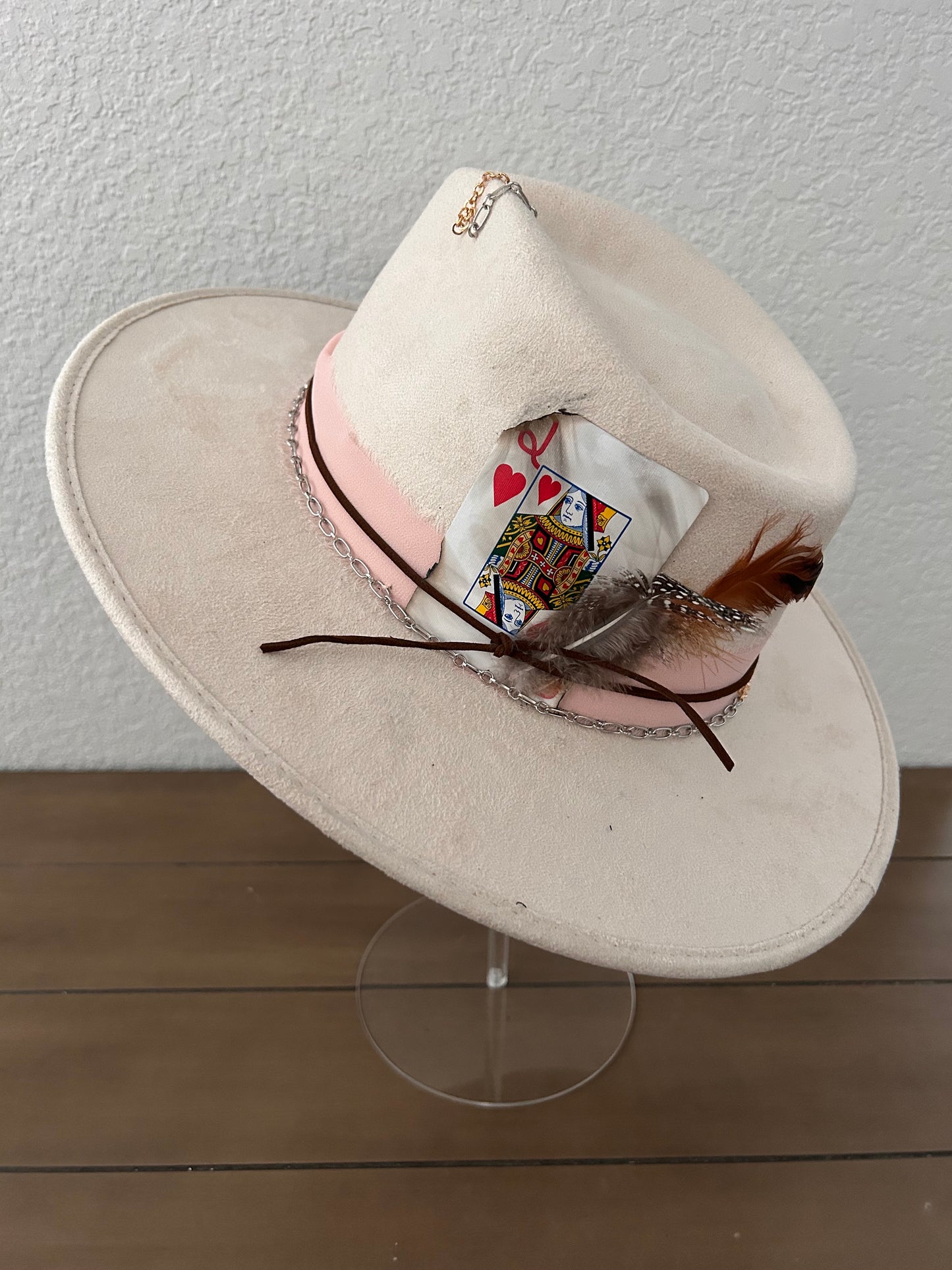Designed Hat - Ivory